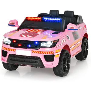 Styl Range Rover Policja Bolid Dla Dzieci 12V Różowy Alle producten BerghoffTOYS