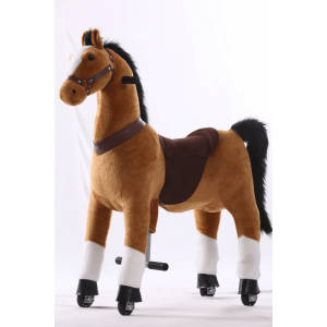 Kijana Konik Do Jazdy dla Dzieci (Duży) - Brązowy Zabawki do jazdy BerghoffTOYS