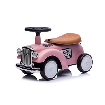 Klasyczny samochód na pedały z 1930 roku dla dzieci - różowy